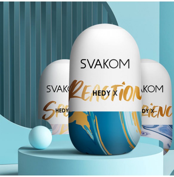 USA SVAKOM - HEDY X Stroking Sleeve Egg Masturbator (Speed)